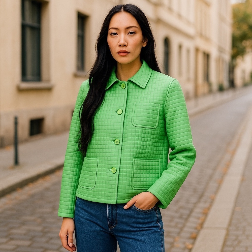 Harve benard by benardHoltzmann green blazer SZ 10